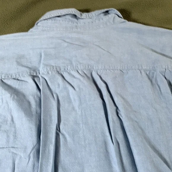 Men’s Carhartt blue, long sleeve shirt. Size XL. Chest approx 25 1/2 inches - Picture 9 of 12